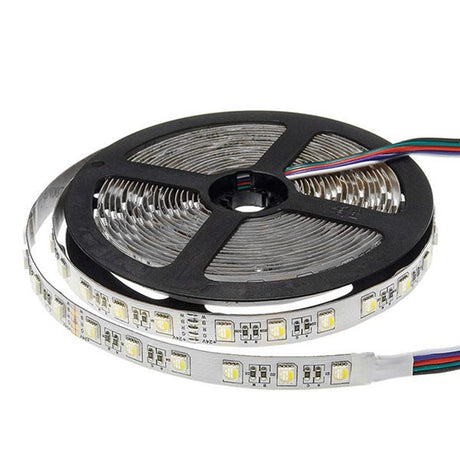 LED-Streifen, 8000 lm, 24V, RGB + kaltweiß, 60 LEDs/m, 5m.