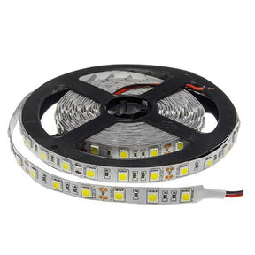 LED-Streifen, 72W, 12V, warmweiß, 60 LEDs/m, 5m, 10mm.