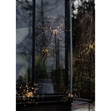 3D-LED-Standleuchte "Firework", ca. 120 cm hoch in schwarz.