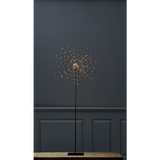 3D-LED-Standleuchte "Firework", ca. 120 cm hoch in schwarz.