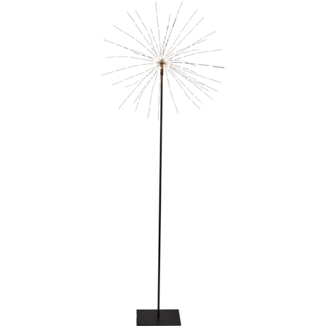 3D-LED-Standleuchte "Firework", ca. 120 cm hoch in schwarz.