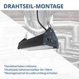 HighBay, linear, 100 W, 10000 lm, Hallenleuchte, IP44, 4500 K