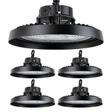 LED-Hallenstrahler, UFO, Leistung einstellbar, 100/150/200W, 4000 K (neutralweiß), 17000-34000 lm, IP65, LIFUD, 0-10V dimmbar, 3-in-1 Leuchte, hohe Energieeffizienz