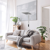 LED Büro-Stehleuchte Up&Down mit Sensor, 110W, 10.500lm, 4000K, UGR<16, CRI>98, dimmbar