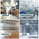 5er-Pack LED-HighBay, Hallenstrahler quadratisch, 150 W, 18000 lm, 5000 K (neutralweiß), IP65