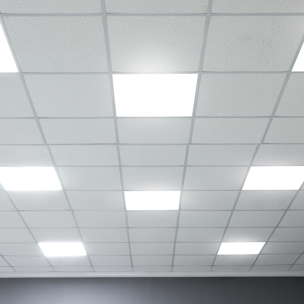 4er-Pack LED BackLit Panel, 62x62 cm, 36W, 3600lm, 4000K, ECO Line | Lichttechnik24.de.