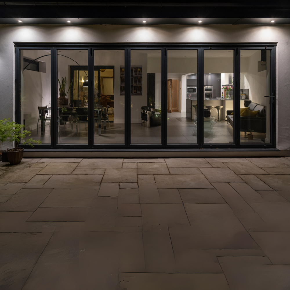 3er Pack LED Downlight 3-step dimming, 5W, 450lm, 38°, IP44, per Wandschalter dimmbar, schwenkbar