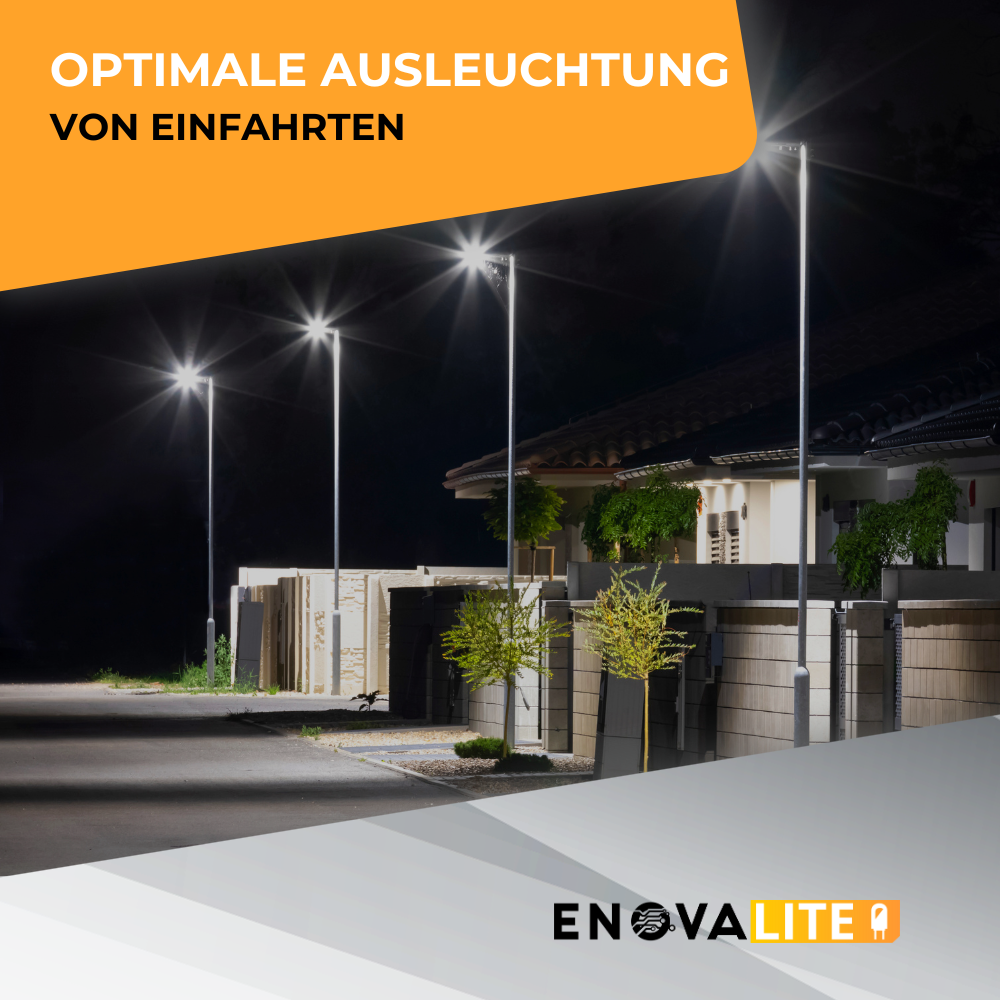 LED-Straßenleuchte, 150 W, 21000 lm, 5000 K (neutralweiß), IP65