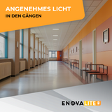 LED CCT Panel Set mit Fernbedienung und Aufbaurahmen, 120x30 cm, 36 W, 3600 lm