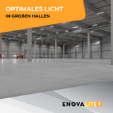 LED-Hallenleuchte, linear, 150 W, 18000 lm, 5000 K (neutralweiß), IP65,ENEC-Zertifizierung