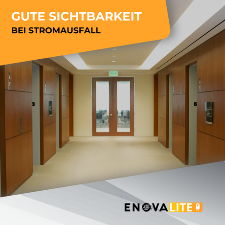 LED-Notstrom Downlight, Fluchtwegleuchte mit Notstromeinheit, Einbauspot, TEST-Funktion.