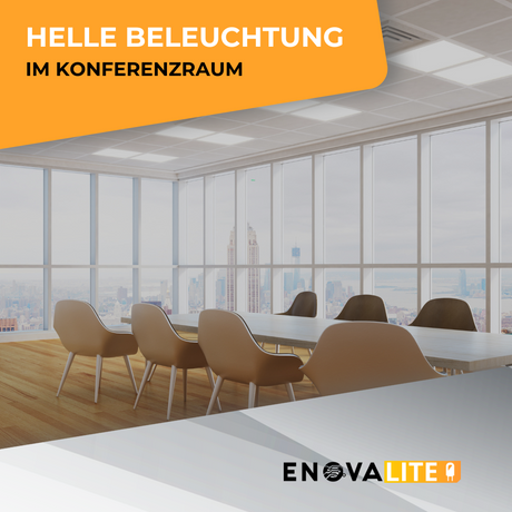LED CCT Panel mit Fernbedienung, 120x30 cm, 36 W, 3600 lm.