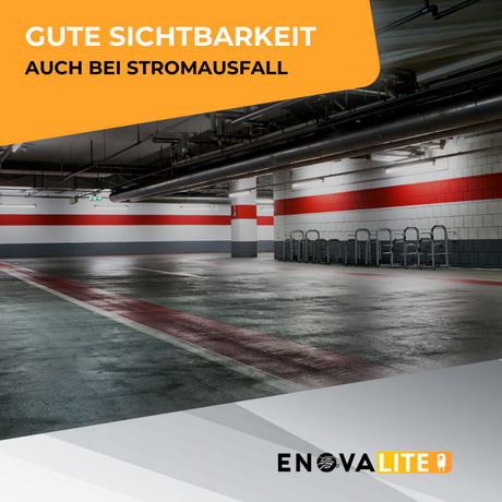 10er Pack LED-Fluchtwegleuchte, Notbeleuchtung mit Notstromakku 3h, TEST-Funktion, Rettungszeichenleuchte inkl 4 Richtungspfeilen, IP65.