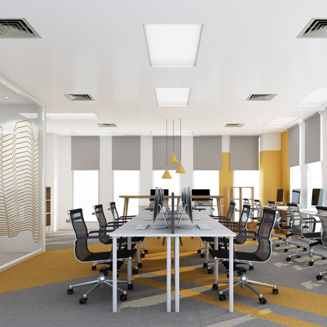 LED Backlit Panel UGR<19, 120x30 cm, 40W, 4400lm, 4000K.
