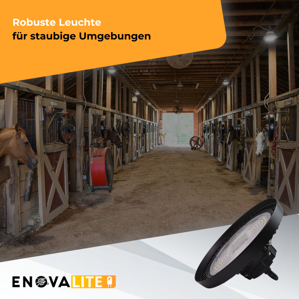 3er-Pack LED-Hallenstrahler, mit Bewegungsmelder, Leistung einstellbar, 100/150/200W, 4000 K (neutralweiß), 17000-34000 lm, IP65, 0-10V dimmbar, inkl Fernbedienung