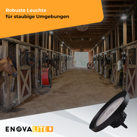 9er-Pack LED-Hallenstrahler, mit Bewegungsmelder, Leistung einstellbar, 100/150/200W, 4000 K (neutralweiß), 17000-34000 lm, IP65, 0-10V dimmbar.