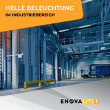 LED-Hallenleuchte, linear, 50 W, 6000 lm, 5000 K (neutralweiß), IP65, ENEC-Zertifizierung, schwarz | Lichttechnik24.de.