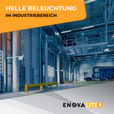 4er Pack LED-Hallenleuchte, linear, 50 W, 6000 lm, 5000 K (neutralweiß), IP65, ENEC-Zertifizierung, schwarz