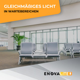 LED CCT Panel Set mit Fernbedienung und Aufbaurahmen, 120x30 cm, 36 W, 3600 lm
