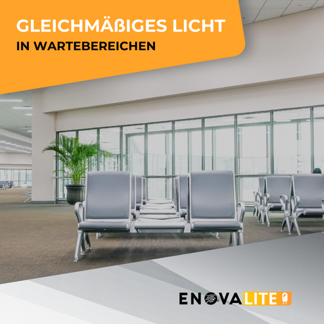 LED CCT Panel mit Fernbedienung, 120x30 cm, 36 W, 3600 lm.