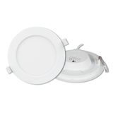 LED CCT Downlight, dimmbar, 24W, 2565 lm, ø240x32mm, 3000-4000-6000K einstellbar, mit Diffusor, IP44, rund