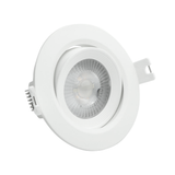 LED CCT Downlight schwenkbar, 7W, 718lm, 38°, IP44, 3000K-4000K-6000K einstellbar