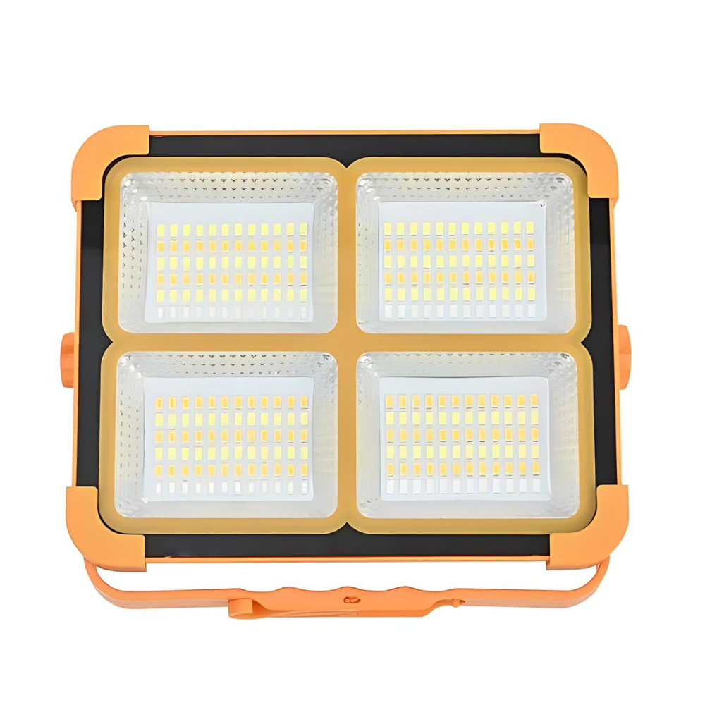 Solar Baustrahler mit Akku, CCT, 6 Std.Leuchtzeit, USB In- & Output, IP65, Magnet- & Hängefunktion | Lichttechnik24.de.