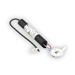 LED-Notstrom Downlight, Fluchtwegleuchte mit Notstromeinheit, Einbauspot, TEST-Funktion.