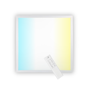 LED CCT Panel mit Fernbedienung, dimmbar, 62x62 cm, 36 W, 3600 lm.