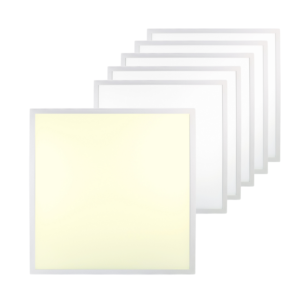 6er-Pack LED BackLit Panel, 62x62 cm, 36W, 3600lm, 3000K, ECO Line