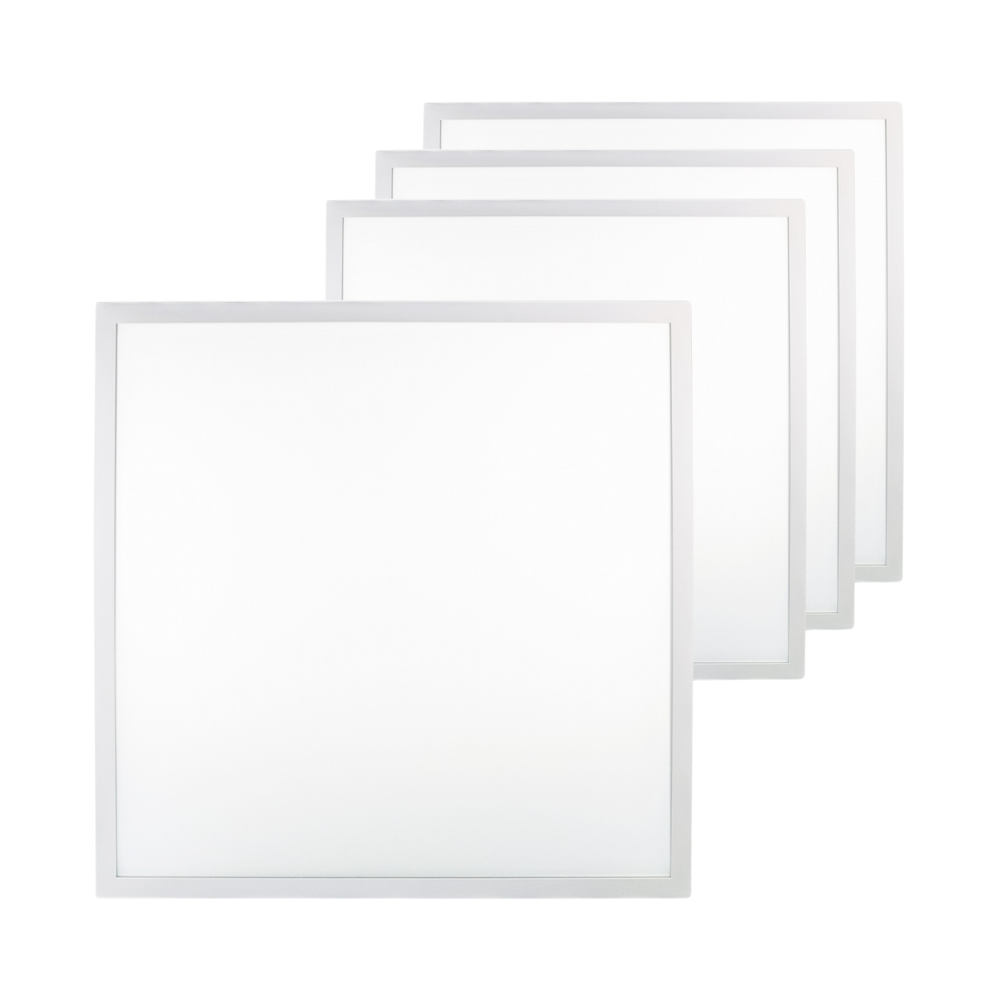 4er-Pack LED BackLit Panel, 62x62 cm, 36W, 3600lm, 4000K, ECO Line | Lichttechnik24.de.