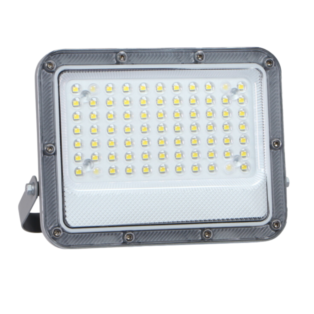 LED-Fluter, 50 W, 4000 K (neutralweiß), 6500 lm, grau, IP65