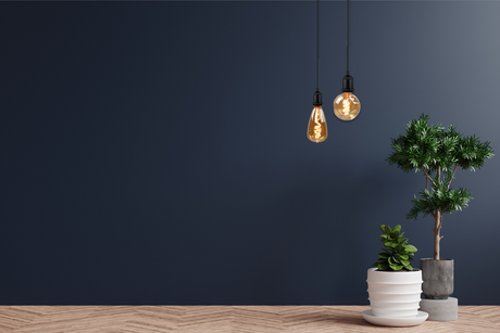 LED Filament Leuchtmittel, Vintage, PEAR, Amber, E27, 4W, 265lm, 2200K, dimmbar.