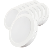 LED Aufbauleuchte in Weiß, 24 W, 230 V, IP44-geschützt, 2400 lm, Lichtfarbe einstellbar, 229x34 mm, Deckenleuchte mit Diffusor, Badezimmerlampe