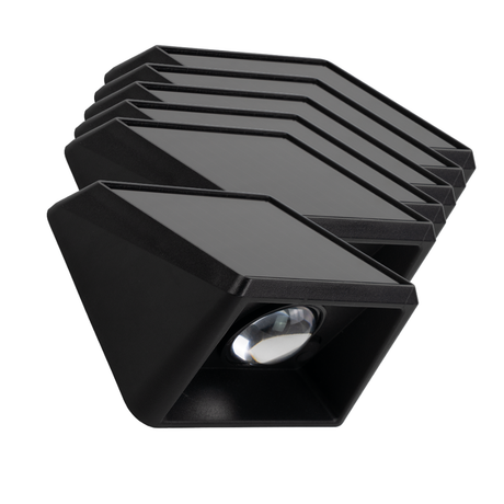 Solar LED Wandleuchte Außen, 1-flammig, 3 Lichtfarben einstellbar (CCT), IP54-wasserdicht, mit Akku, lange Leuchtdauer, Gartenleuchte