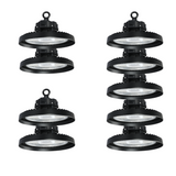 9er-Pack LED-Hallenstrahler, mit Bewegungsmelder, Leistung einstellbar, 100/150/200W, 4000 K (neutralweiß), 17000-34000 lm, IP65, 0-10V dimmbar