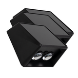 Solar LED Wandleuchte Außen, Up/Down, 2-flammig, 3 Lichtfarben einstellbar (CCT), IP54-wasserdicht, mit Akku, lange Leuchtdauer, Gartenleuchte