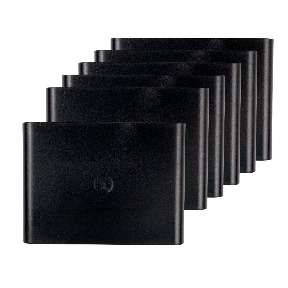 LED Akku Wandleuchte mit Bewegungssensor, Up- & Downlight, Lichtfarbe und Helligkeit einstellbar, mit Fernbedienung, schwarz, wiederaufladbar, Innenbereich