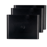 LED Akku Wandleuchte mit Bewegungssensor, Up- & Downlight, Lichtfarbe und Helligkeit einstellbar, mit Fernbedienung, schwarz, wiederaufladbar, Innenbereich