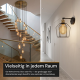 LED Filament Leuchtmittel, RUND, AMBER, G125, E27, 3.5 W, 120lm, 1800K, dimmbar