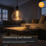 LED Filament Leuchtmittel, E27, 4 W, 120 lm, warmweiß, dimmbar