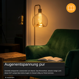 LED Filament Leuchtmittel, E27, 4 W, 120 lm, warmweiß, dimmbar