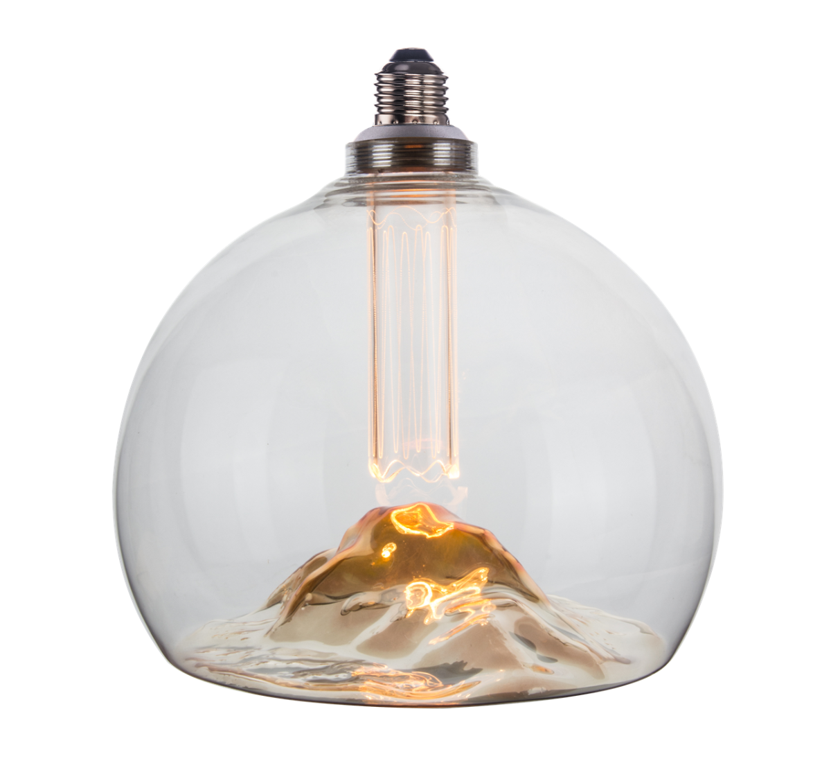 LED Filament Leuchtmittel, MOUNTAIN, Globe, E27, 3.5W, 120lm, 1800K, dimmbar