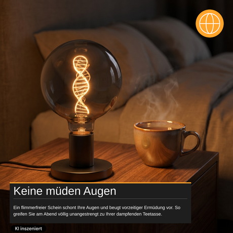 LED Filament Leuchtmittel, 4 W, 120 lm, warmweiß, dimmbar