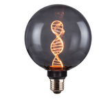 LED Filament Leuchtmittel, DNA, Smoke, Globe G125, E27, 3.5W, 120lm, 1800K, dimmbar