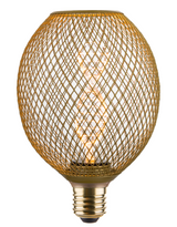 LED Filament Leuchtmittel, DNA MESH, Amber, E27, 3.5W, 120lm, 1800K, dimmbar