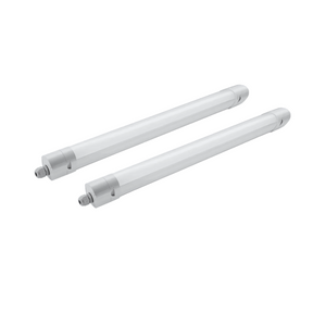 2er Pack LED Feuchtraumleuchte PRO, 65cm, 18W, 2070 lm, 4000K (neutralweiß), IP65, OSRAM-Netzteil, Steckklemme, durchschleifbar.