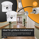 LED Feuchtraumleuchte PRO, 8 h Notlicht, 120 cm, 20–34 W, 3CCT, 2500–4250 lm, IP65, Sensor-Ready, Schnellverbinder, durchschleifbar