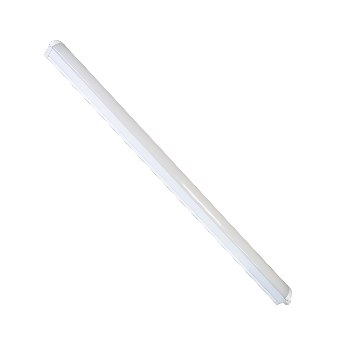 LED Feuchtraumleuchte PRO, 8 h Notlicht, 150 cm, 38–50 W, 3CCT, 4750–6250 lm, IP65, Sensor-Ready, Schnellverbinder, durchschleifbar