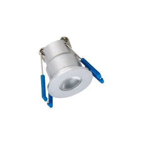 12er Set LED Mini CCT-Downlight, 3 W, 200 lm, IP65, ø 36 mm, silber.